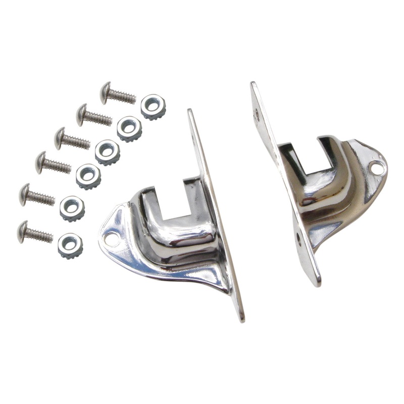 Firewall Radiator Rod Support Brackets; 1933-38 Car, Pickup, 1939 Standard