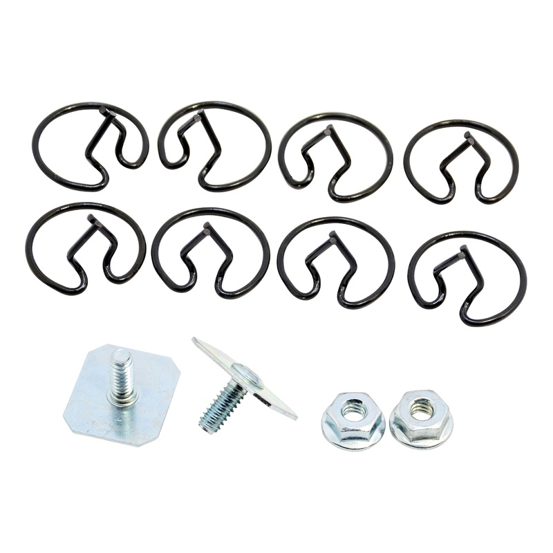 Hood Center Trim Hardware Kit; 1941 Car