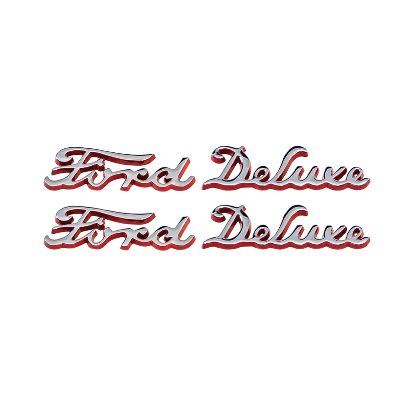 Hood Side Emblems; 1940 Deluxe