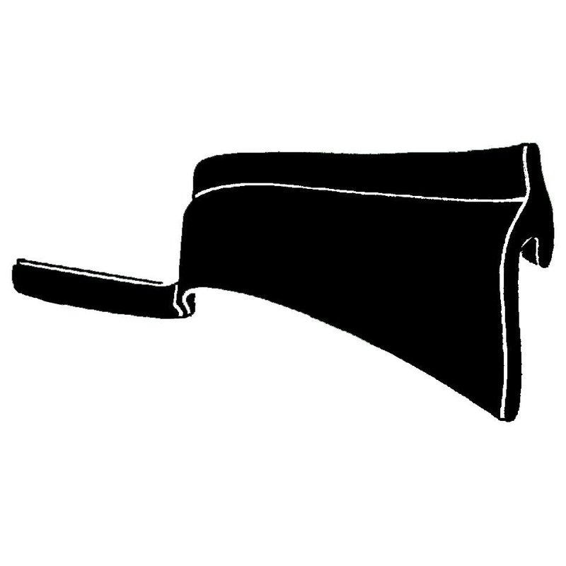 Lower Door Seals; 1938-52 Pickup