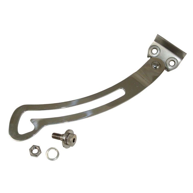 Trunk Lid Support Arm (Stainless); 1932 Coupe, Roadster