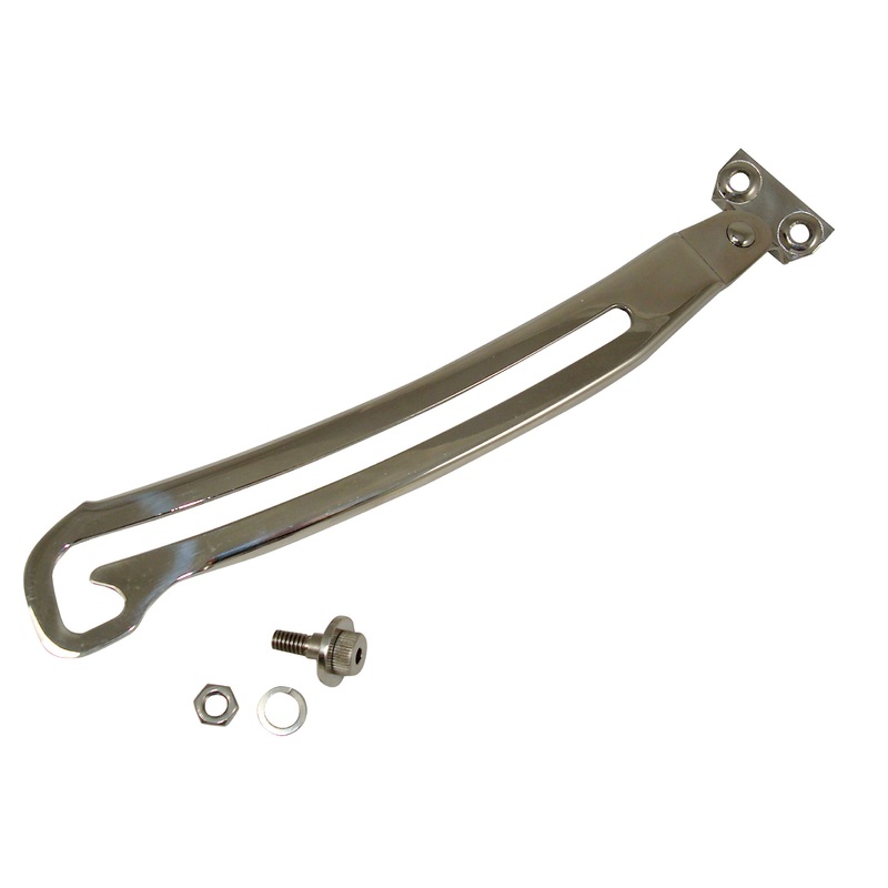 Trunk Lid Support Arm (Stainless); 1933-34 Coupe, Roadster