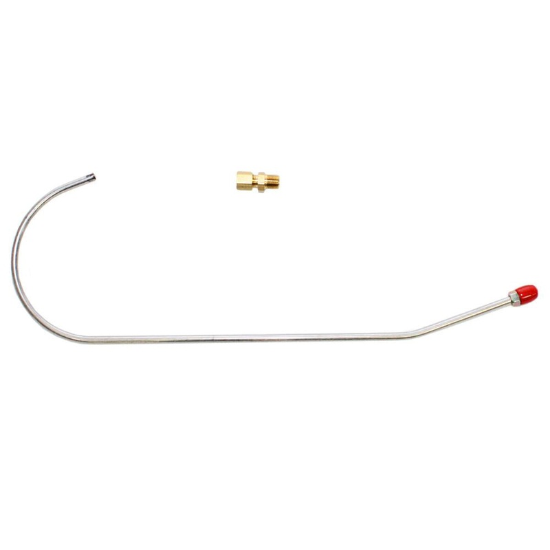 55-57 Chevy Bel Air, Del Ray, Impala V8/Carter 4BBL, Distributor Vacuum Advance Line; Stainless
