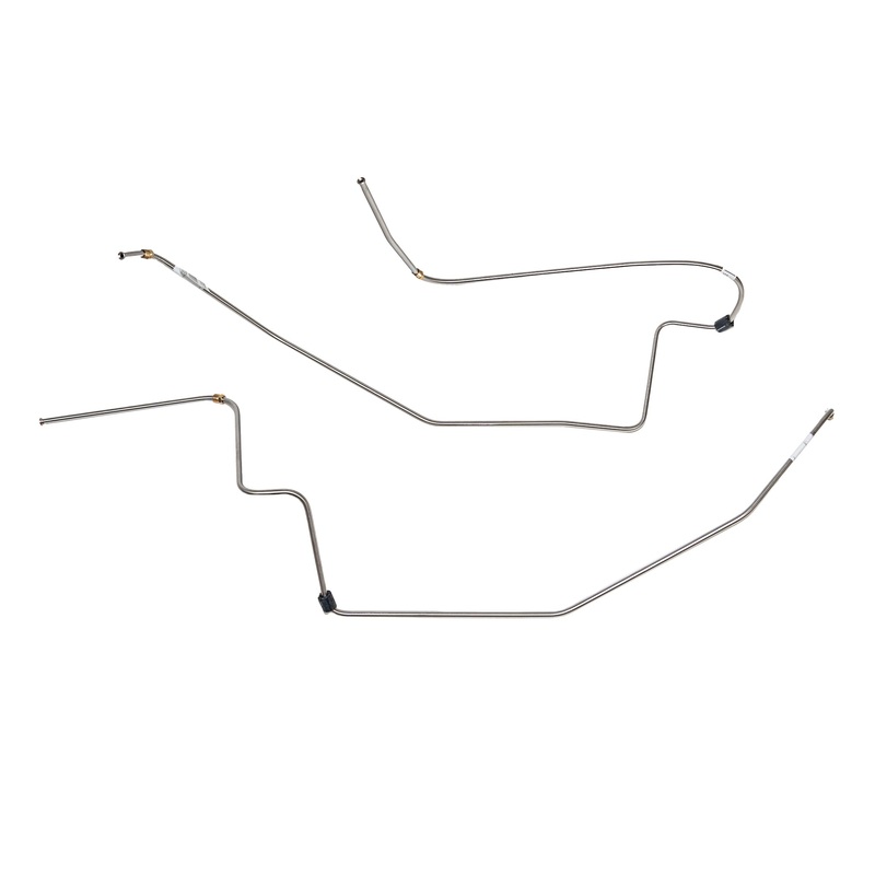 67 Pontiac Lemans, GTO w/ H.O. Turbo-Hydramatic 400 Transmission Cooler Line Set; Steel