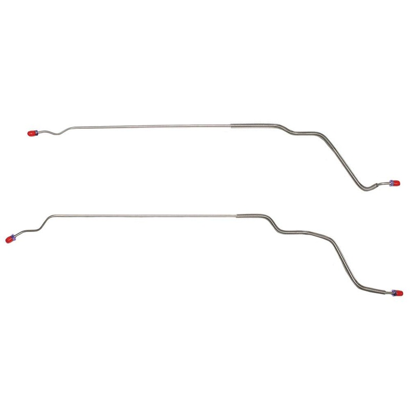 68-72 Buick Skylark, GS/Oldsmobile Cutlass, 442; 2pc Rear Axle Brake Lines; Steel