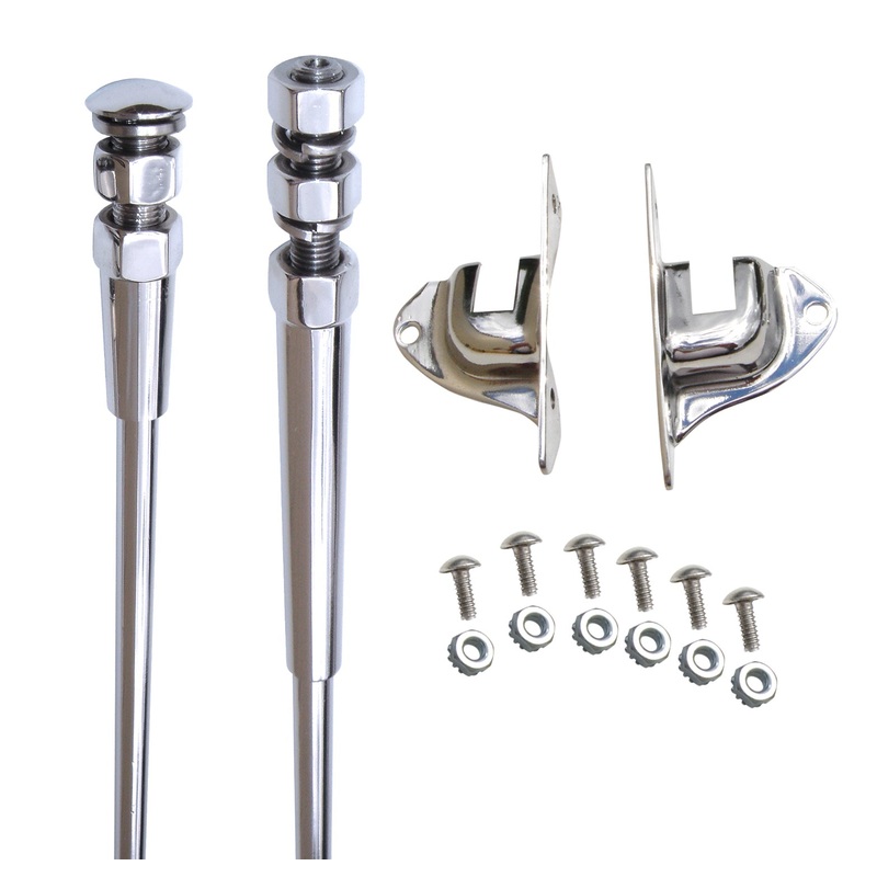 Radiator Support Bundle – Rods & Brackets; 1933-38 Car, Pickup, 1939 Standard