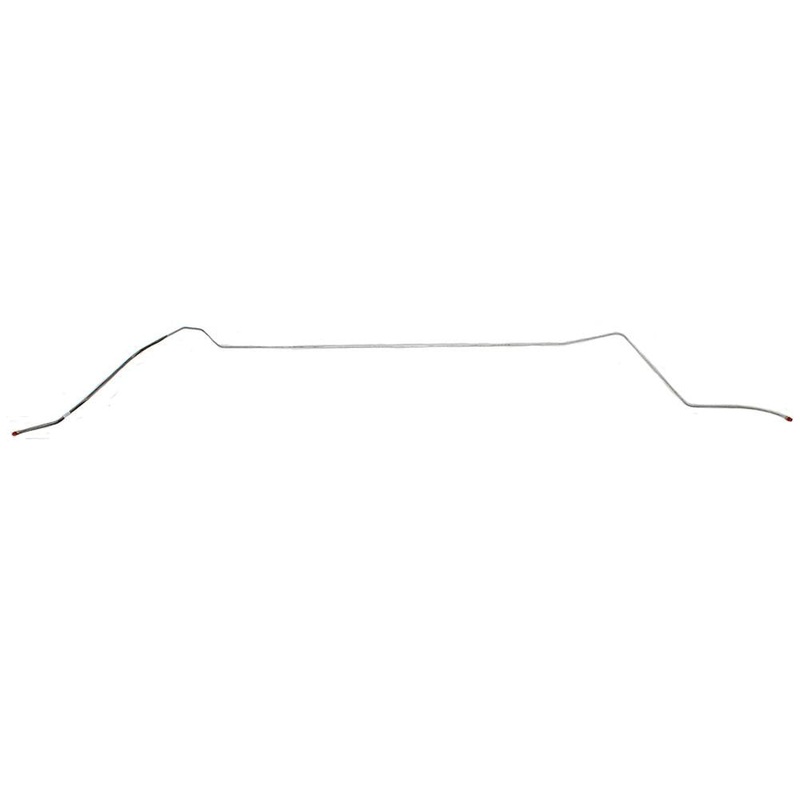 56-57 Bel Air, Impala Dual Exhaust Intermediate Brake Line; Steel