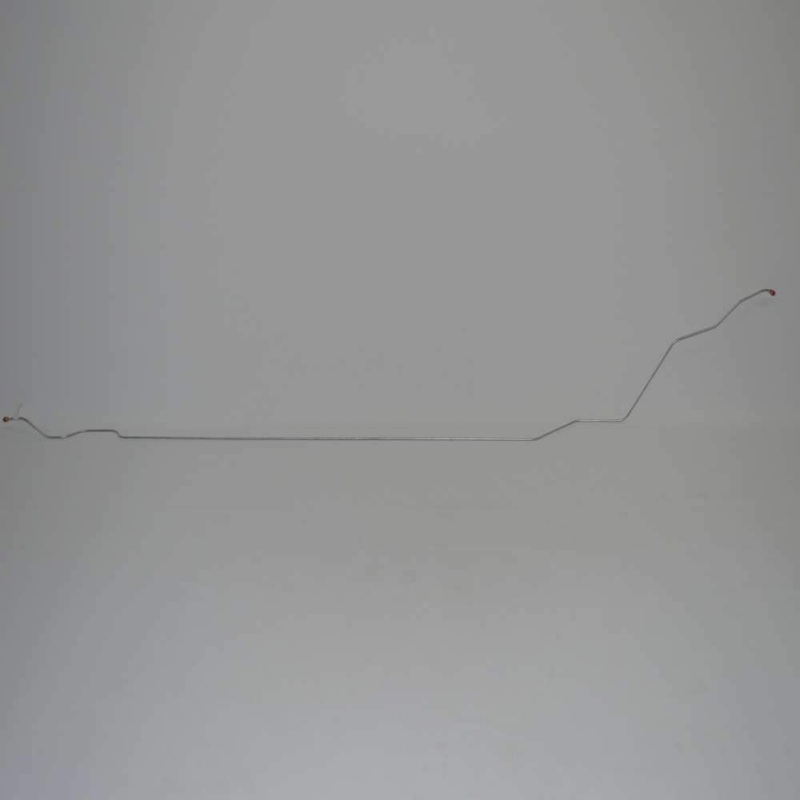 56-57 Bel Air, Impala Single Exhaust Intermediate Brake Line; Steel