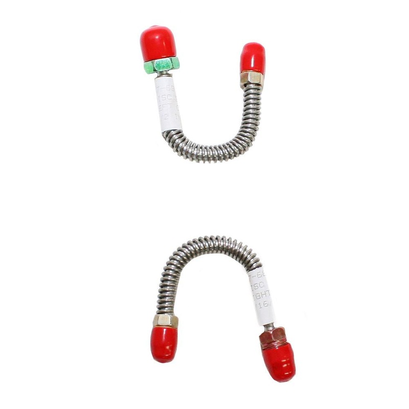 67-68 Camaro, 3/8 Inlet Ports Pair; Stainless