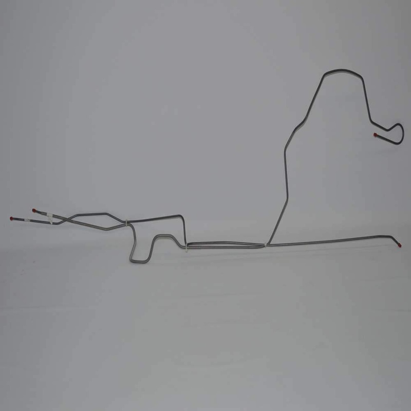 75-77 Chevy Camaro; 2pc 1/4″ Fuel Return Line; Stainless