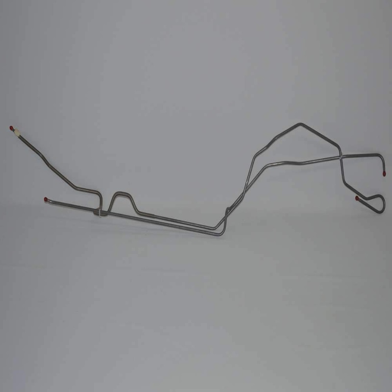 75-77 Chevy Camaro 3/8″ Tank to Pump Fuel Line, 2pc; Steel