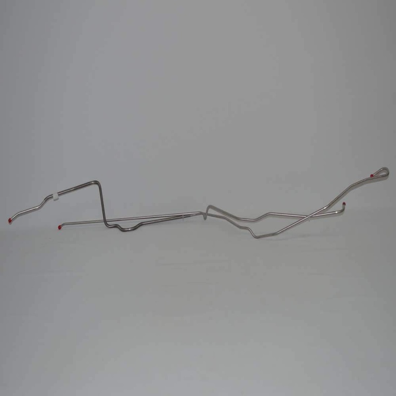 78-79 Chevy Camaro; 2pc 3/8″ Tank to Pump Fuel Line; Stainless
