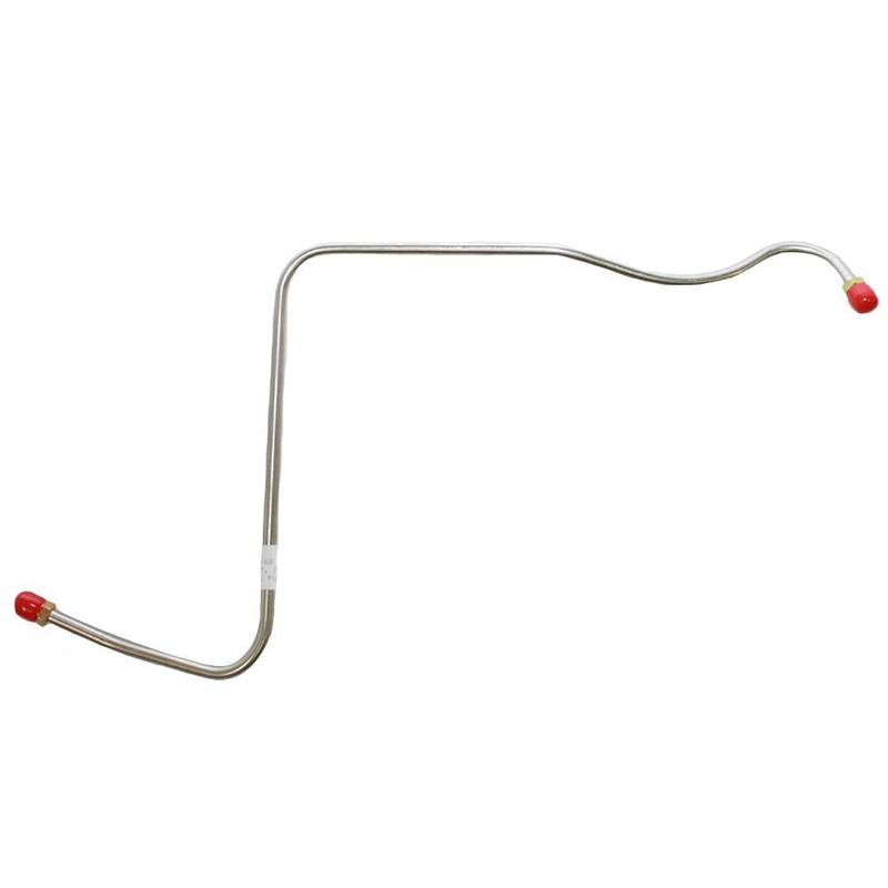 66-67 GM 327/210 HP, 2BBL Carburetor Built Before 04/67, Pump to Carb Fuel Line; Stainless