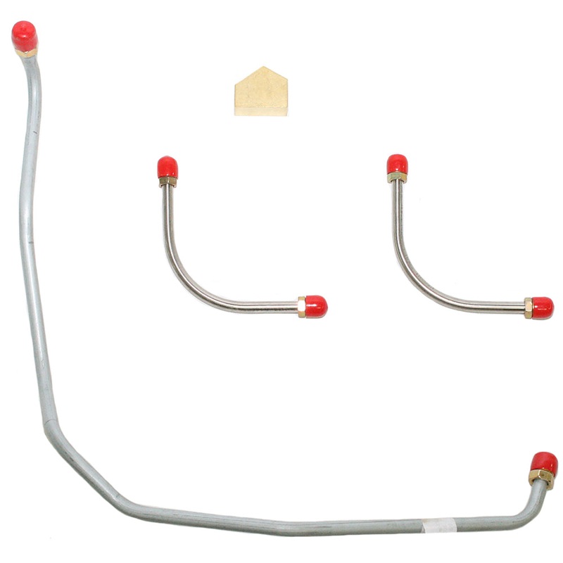 69-72′ Chevy Camaro Z/28, 302 CID, Pump to Carb, 3pc Line Kit ; Stainless