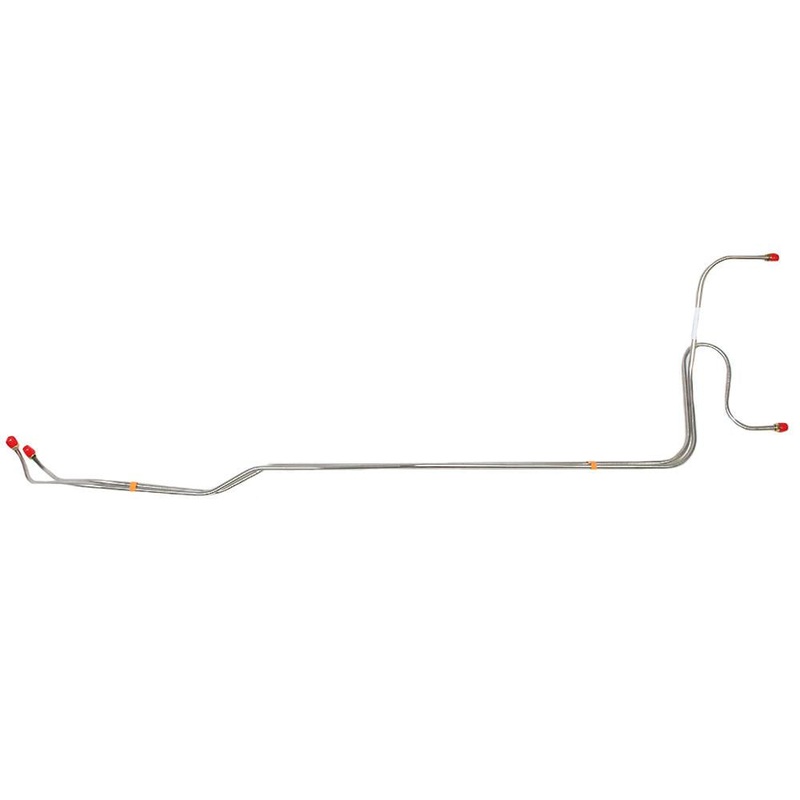 66-67 Chevy Chevelle, Malibu, El Camino; Turbo-Hydramatic 400 Transmission, 2pc Cooler Line Set w/ 12.5 Spacing at Radiator; Stainless