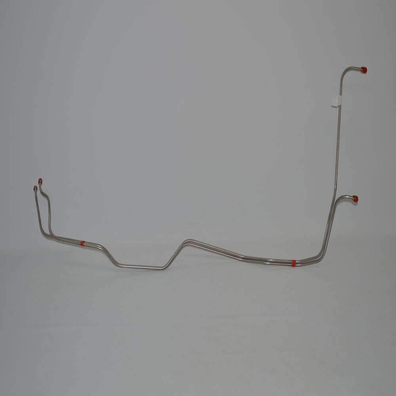 67-69 Chevy Camaro, Turbo-Hydramatic-350 Transmission Cooler Line Set; Stainless