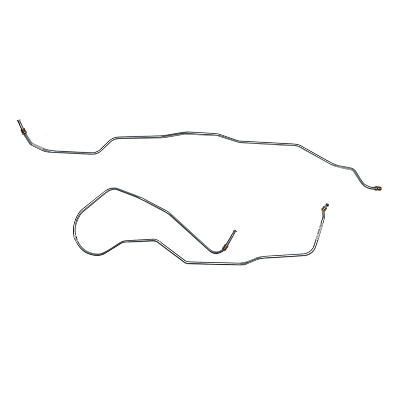 67-69 Chevy Camaro, Turbo-Hydramatic 400 Transmission Cooler Line Set; Steel