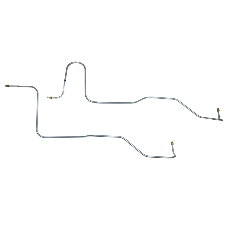 68-72 Chevy Chevelle, Malibu, El Camino; w/ Powerglide, 2pc Transmission Cooler Line Set; Stainless