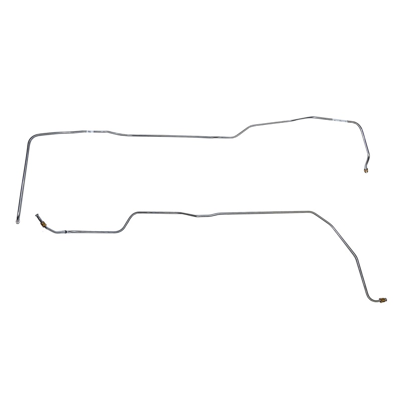 68-72 Chevy Chevelle, Malibu, El Camino w/ Turbo-Hydramatic 400, 2pc Transmission Cooler Line Set; Steel