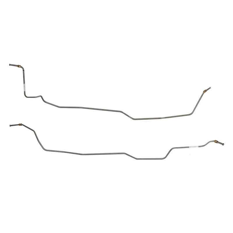 70-74 Chevy Camaro Turbo-Hydramatic 350/400, Transmission Cooler Lines w/1/2″ Radiator Ports; Steel