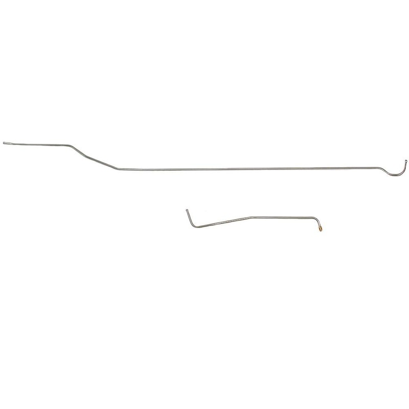 71-72 Chevy C10/20, GMC C1500/2500, 6cyl, 2wd; 2pc 5/16″ Main Fuel Lines; Steel