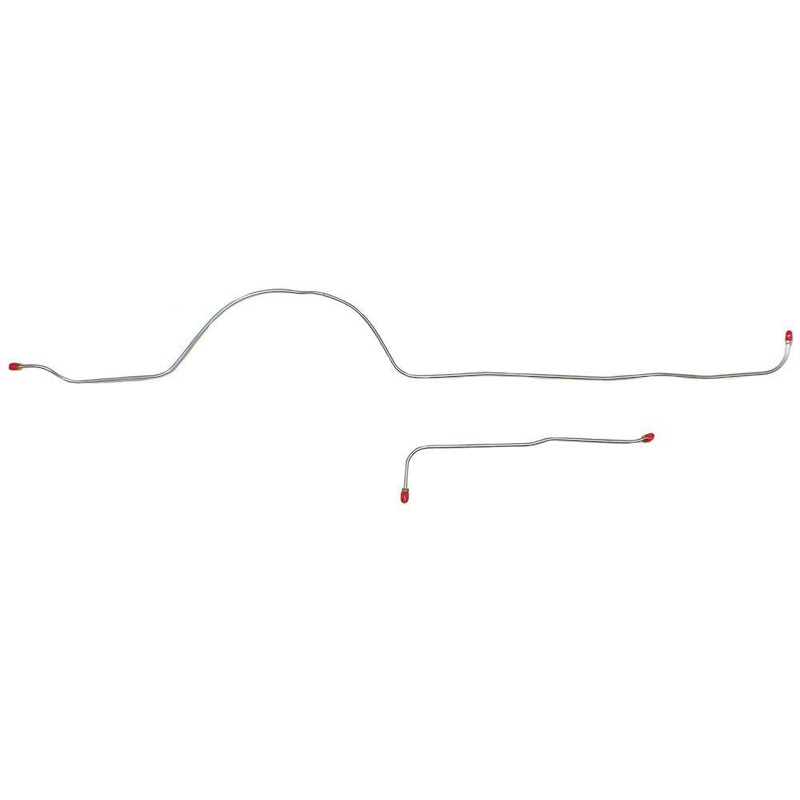 51-55 Chevy/GMC Series I, 1/2 Ton Truck Rear Axle Brake Lines; Steel