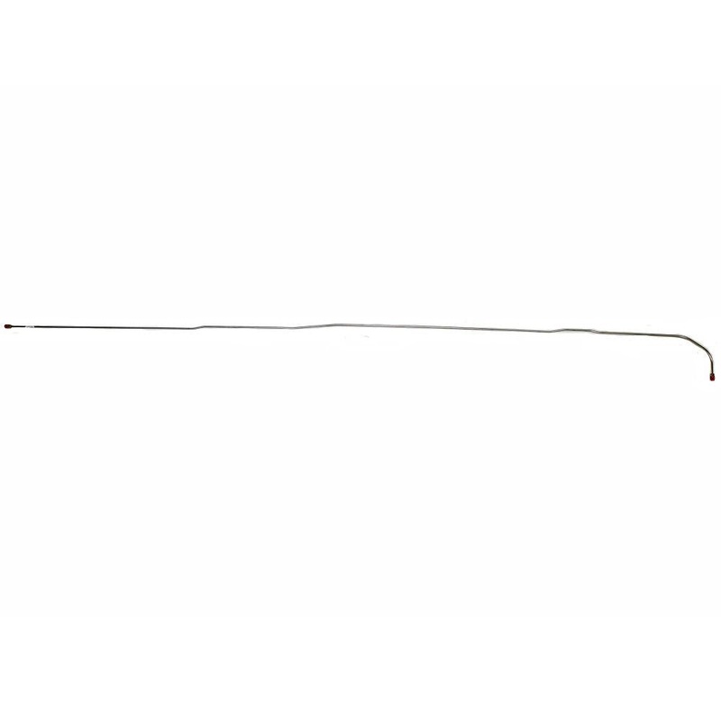 51-55 GM Series I 1/2 Ton Long Bed Intermediate Brake Line (rear-half); Stainless