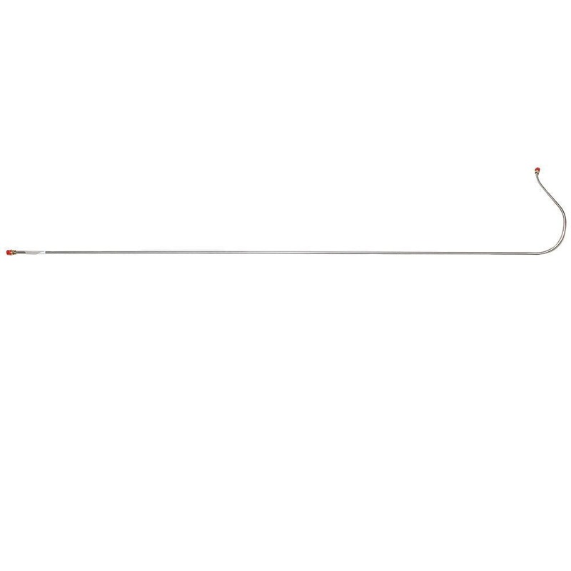 55-57 GM Series II 1/2 Ton Long Bed Intermediate Brake Line; Steel