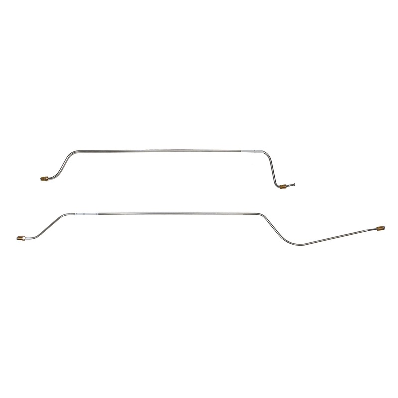 62-65 Chevy II/Nova, All 6cyl. 2pc Rear Axle Line Set; Steel