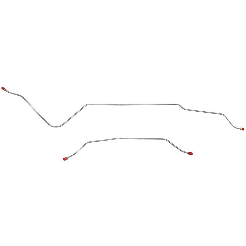 67-70 Chevy C10/GMC C1500, 2wd, 6 Lug Axles w/ Rear Coil Springs, Rear Axle Brake Lines; Stainless