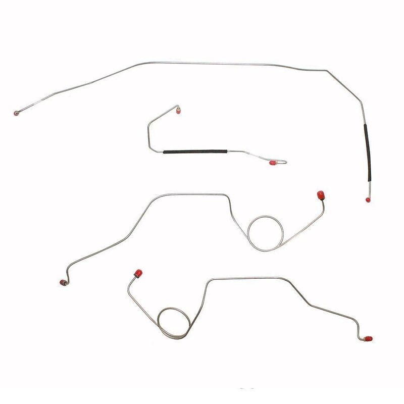 67-70 Chevy Standard Disc Conversion, 6 Lines; Steel