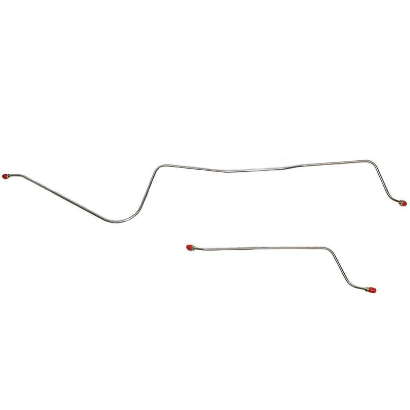 67-72 Chevy C10,C20/GMC C1500, C2500, 2wd, 8 Lug Dana Axle, Rear Coil Springs w/o Armor, Rear Axle Brake Lines; Steel