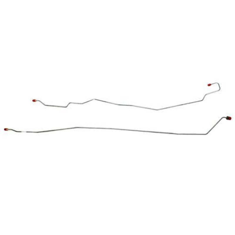 67-72 Ford F-250 2wd Long Bed; 2pc Intermediate Brake Line; Stainless