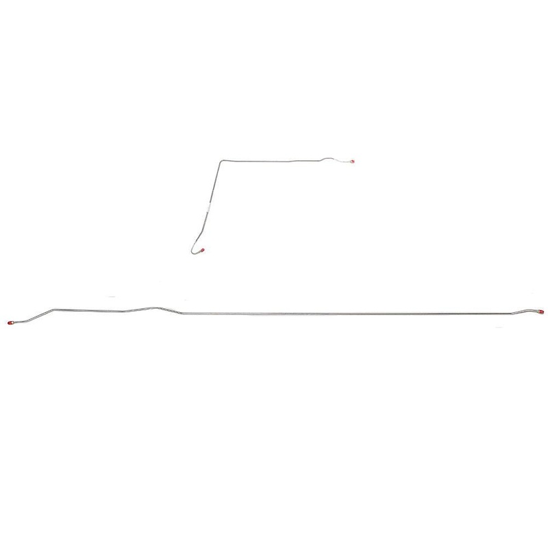 71-72 C10 71-72 C1500 2wd Short Bed Coil Springs (rear) Intermediate Brake Line; Steel