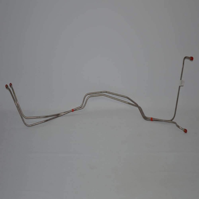 82-91 Chevy Camaro/ Pontiac Firebird, 5.0/5.7L V8/700R4 Transmission Cooler Line Set; Stainless