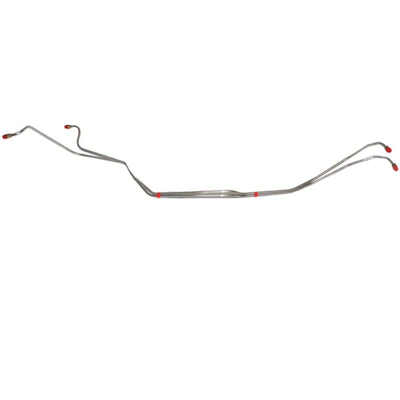 88-91 Chevy Camaro/ Pontiac Firebird, 2.8L,3.1L V6/700R4 Transmission Cooler Line Set; Stainless