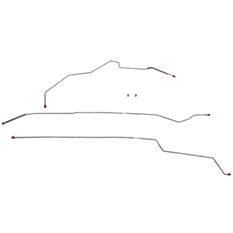 98-00 S-10 98-00 Sonoma, Extended Cab/Short Bed, Intermediate Brake Line; Stainless