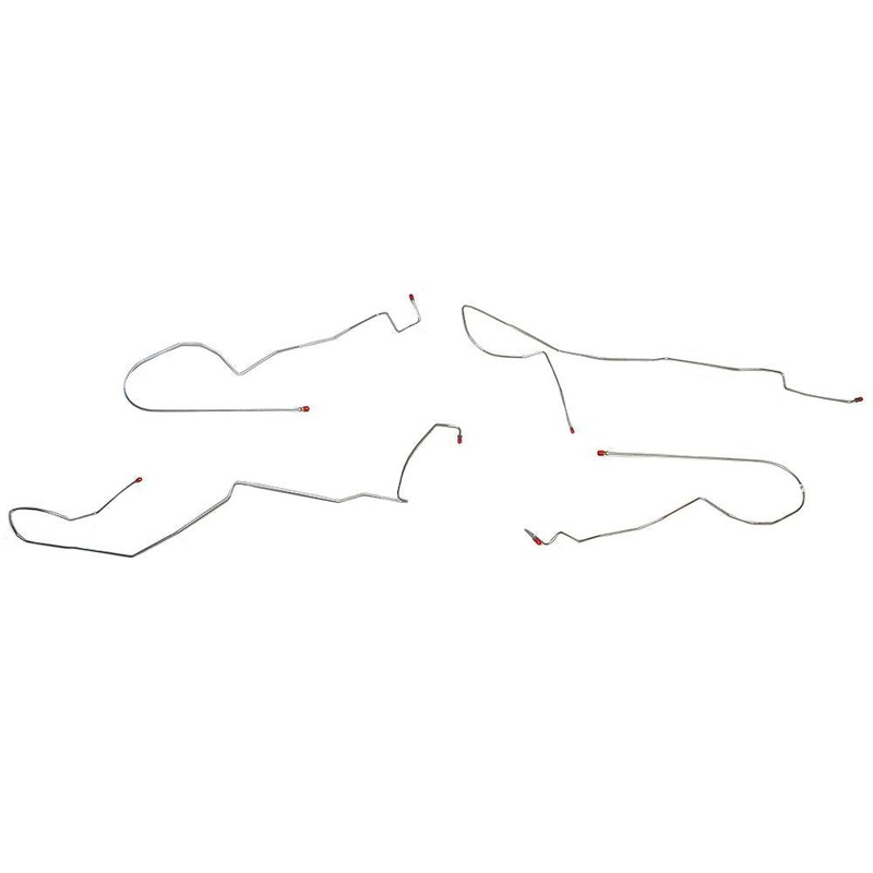 98-02 Firebird/ Trans AM, 98-02 Camaro, Intermediate Brake Line w/ Traction Control; Stainless