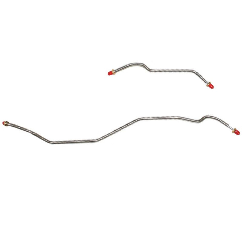 98-05 Blazer, Jimmy NON ZR2 PACKAGE ZR2 package; 4WD Rear Axle Brake Lines; Stainless