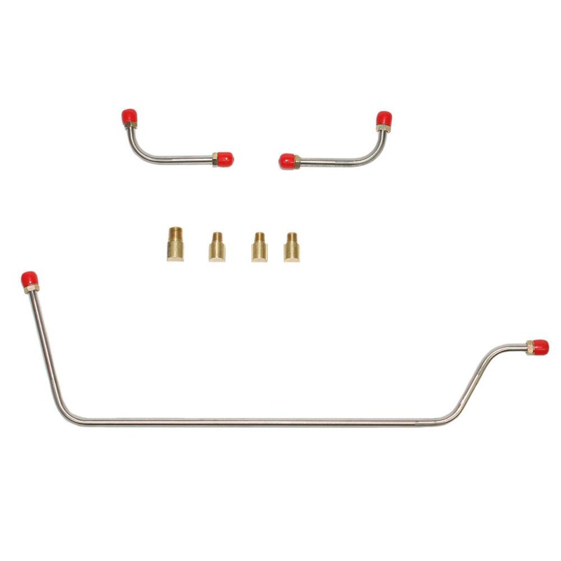 59-61 Chevy Corvette, 283CID, 8cyl, 2×4 BBL Carbs; Pump to Carb Line (3 Line & 5 Fittings); Steel