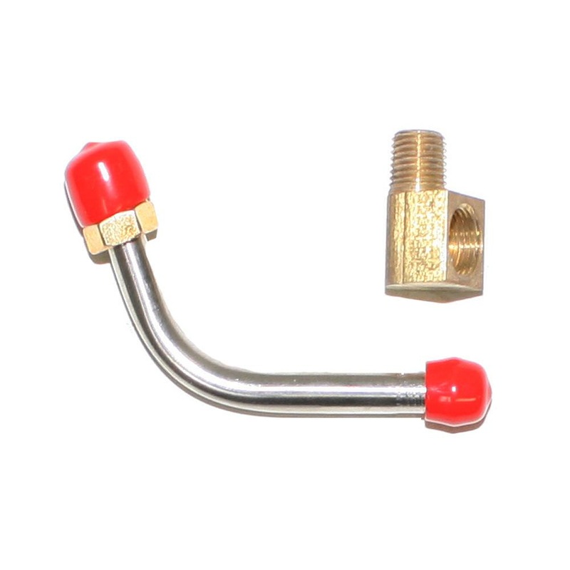 63-65 Chevy Corvette, Fuel Pump Inlet Fuel Line & Fitting; Stainless