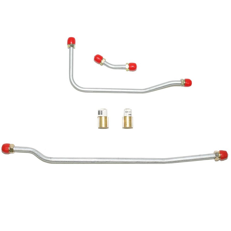 65 Chevy Corvette, 396 CID, 425 HP, 4BBL; Pump to Carb Fuel Line (3 Lines & 2 Fittings); Stainless