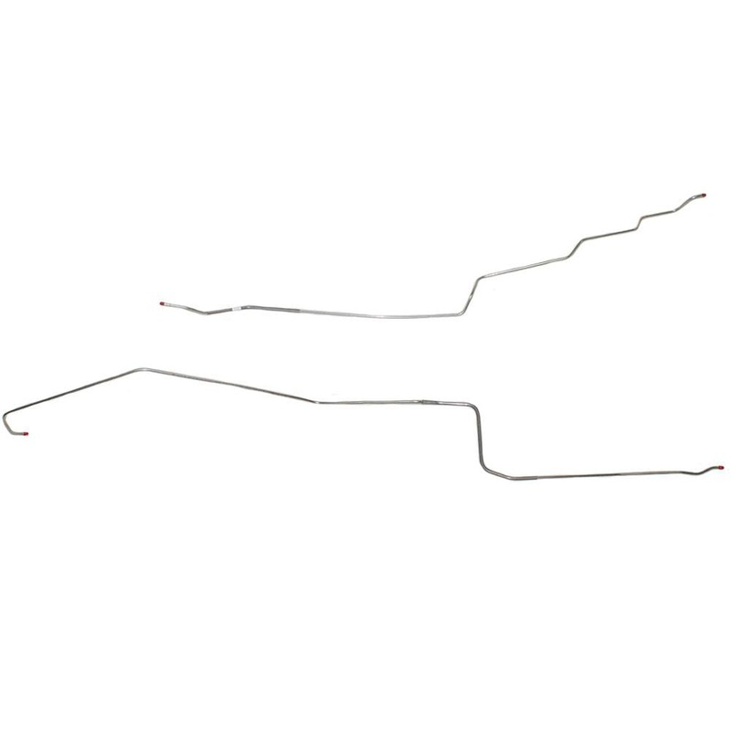 69-73 Chevy Nova; 2pc 1/4″ Fuel Return Line; Stainless