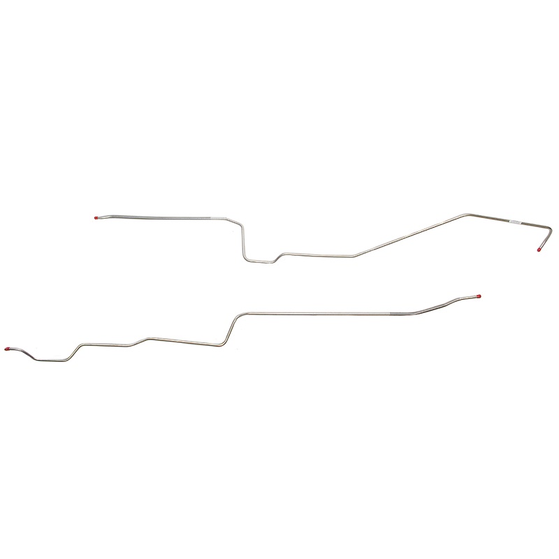 69-73 Chevy Nova, 2pc 3/8″ Tank to Pump Fuel Line; Steel