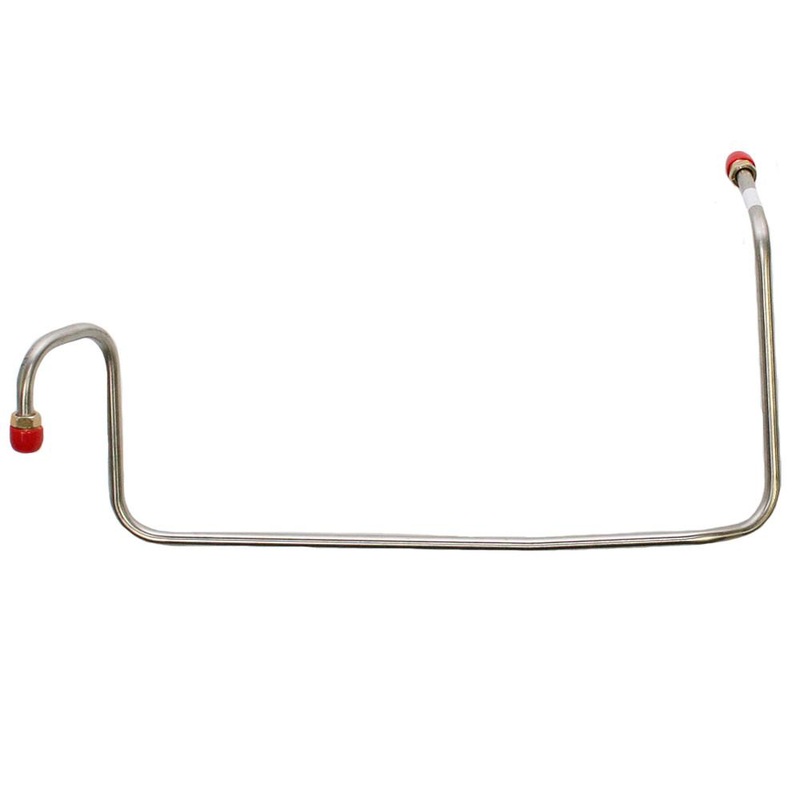 70-74 Chevy Corvette, 454CID EXCEPT LS6 w/ Quadrajet; Pump to Carb Fuel Line; Stainless