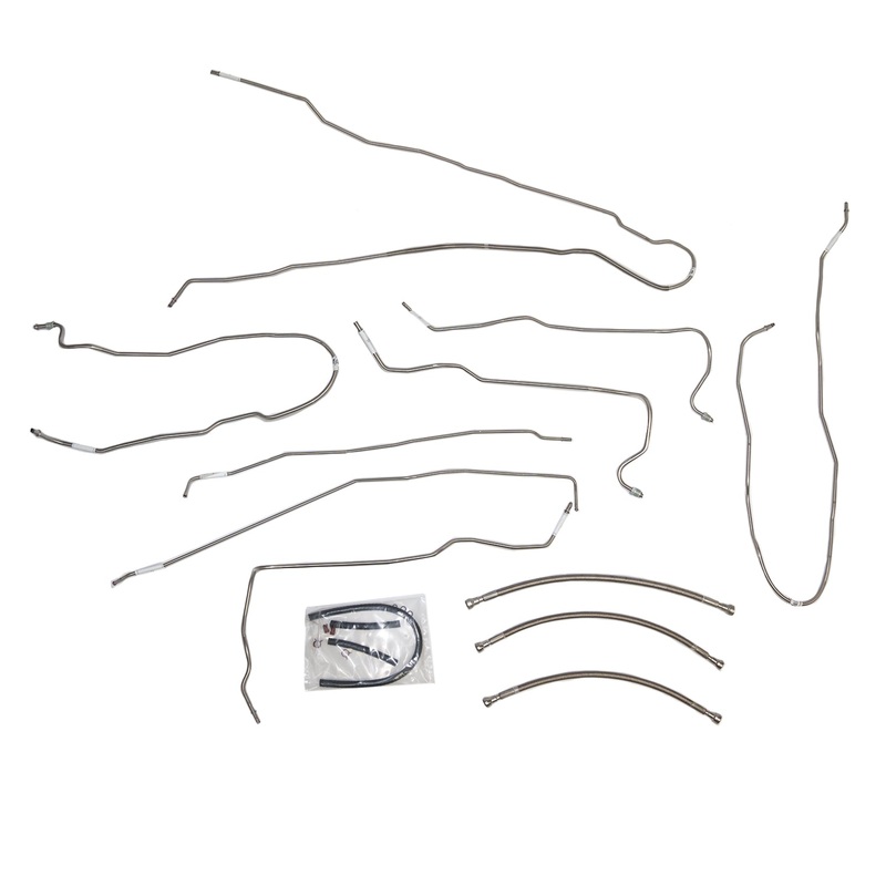 98-01 GM Blazer, Jimmy, 4-Door; Complete Fuel Line Kit; Stainless