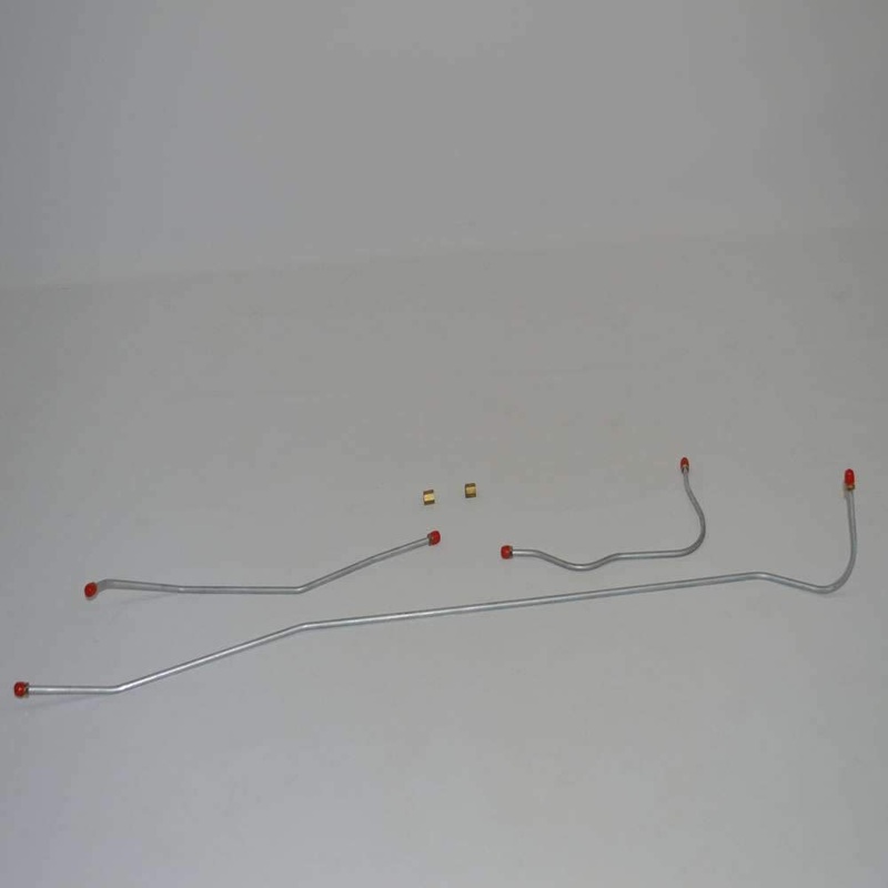 56 Corvette; 5/16″ 3pc Tank to Pump Fuel Line w/ Union; Steel