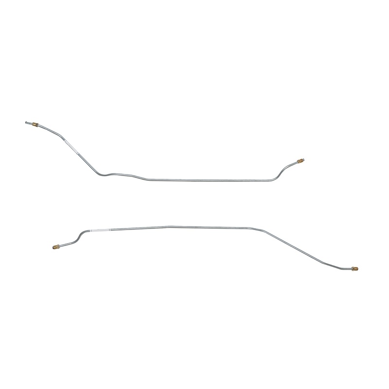 67 Pontiac; 2 Line Set; Rear Axle Brake Line; Steel