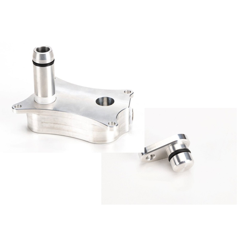 Ford Godzilla 7.3L Oil Cooler Bypass and Coolant Block-Off | GF-FGOCBO