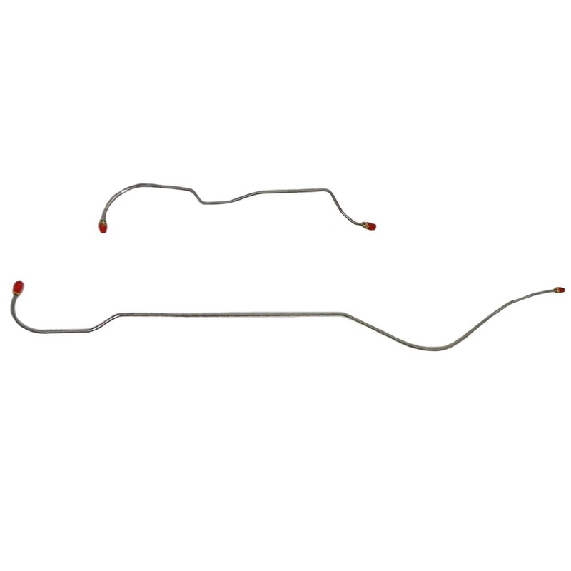 53-55 Chevy Corvette, Rear Axle Brake Lines; Steel